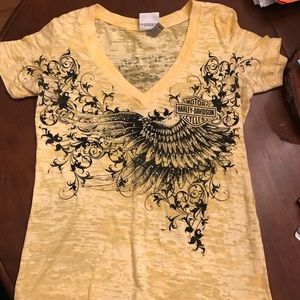 Harley Davidson short sleeve vintage style